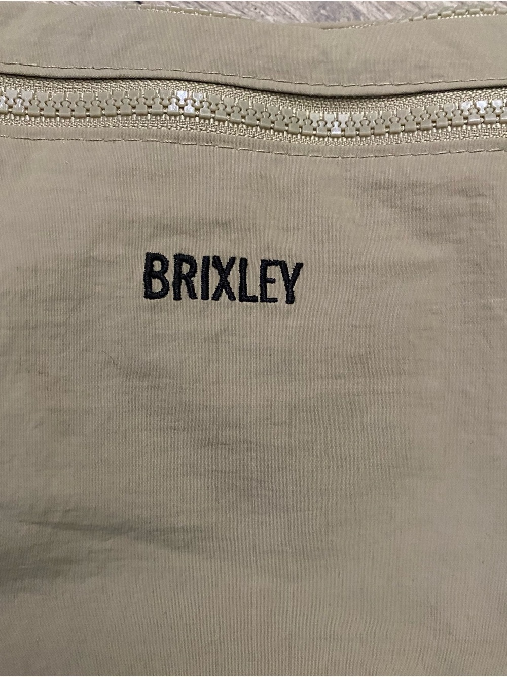Brixley Sand Crescent Bag Sling Bag with Branded Strap - Picture 3 of 16